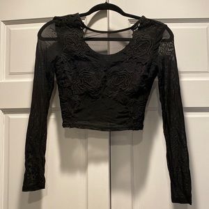 Black Crop Top